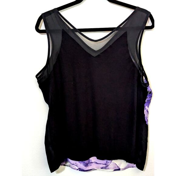 Inc International Sleeveless wmns Top Sz Lge Bust40" length25" !00% Rayon Tank - Picture 10 of 10